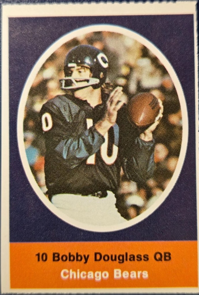 Bobby Douglass 1972 Sunoco Stamp Set
