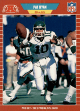 1989 Pro Set football card of Pat Ryan