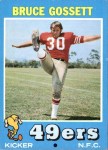 1971 topps Football card of Bruce Gossett